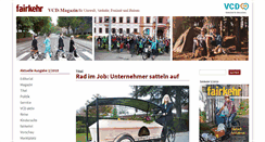 Desktop Screenshot of fairkehr-magazin.de