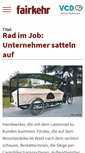 Mobile Screenshot of fairkehr-magazin.de